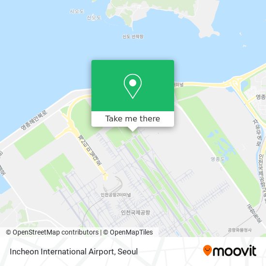 Incheon International Airport map