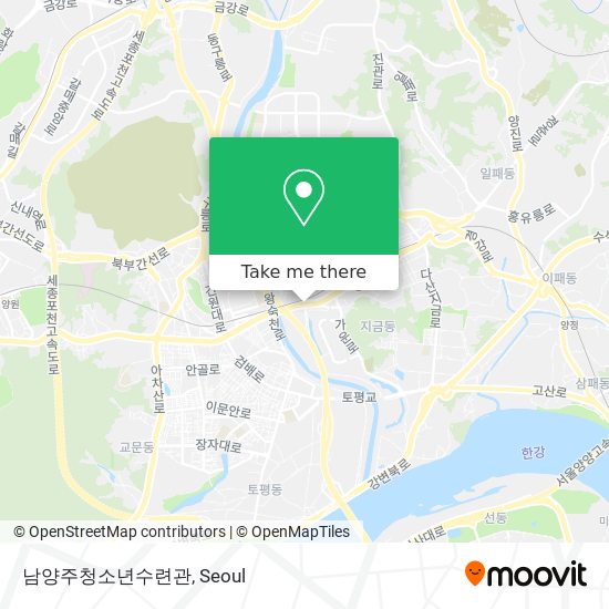 남양주청소년수련관 map