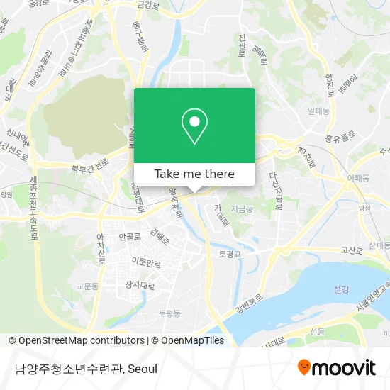 남양주청소년수련관 map