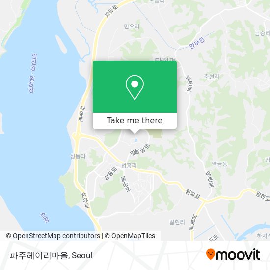 파주헤이리마을 map