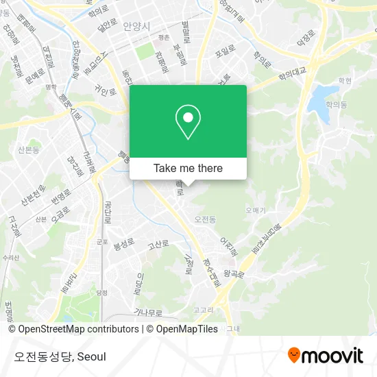 오전동성당 map