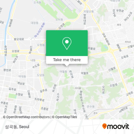 성곡동 map