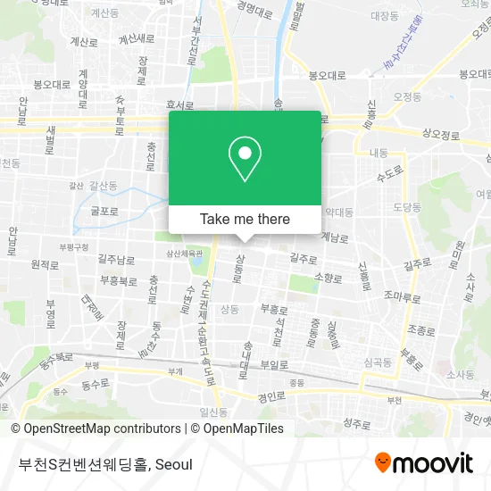 부천S컨벤션웨딩홀 map