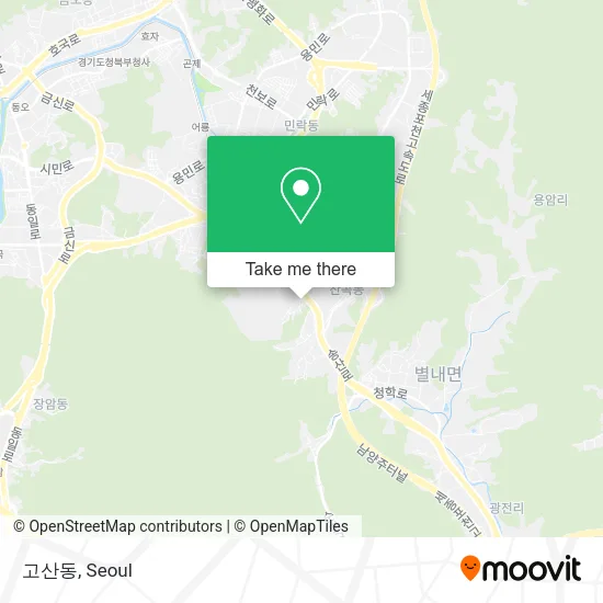 고산동 map