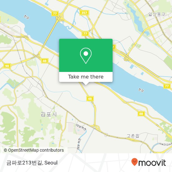 금파로213번길 map