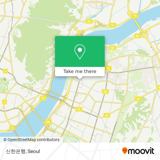 신한은행 map