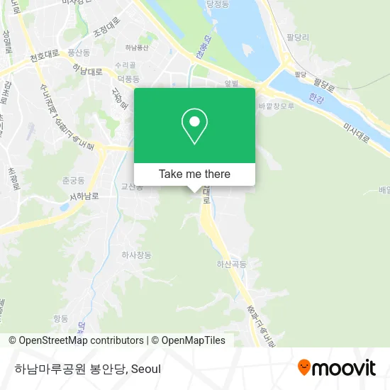 하남마루공원 봉안당 map