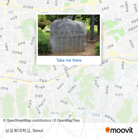성공회대학교 map