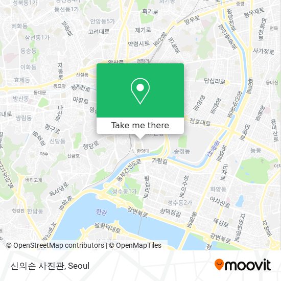 신의손 사진관 map