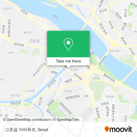 고촌읍 아라육로 map