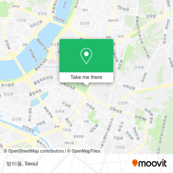 방이동 map