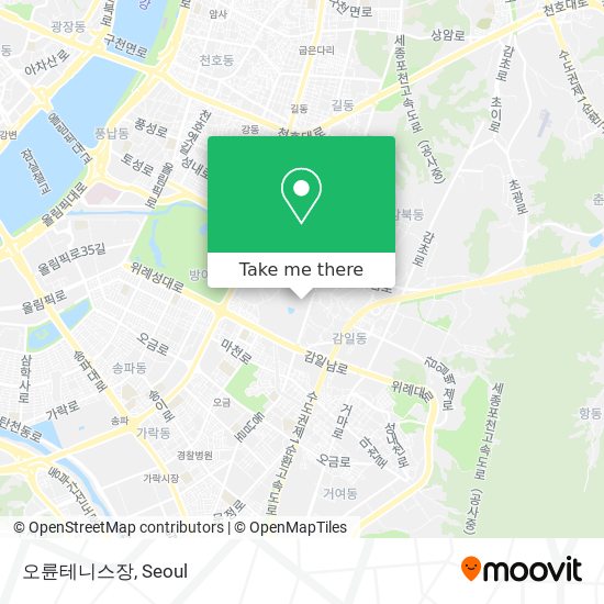 오륜테니스장 map