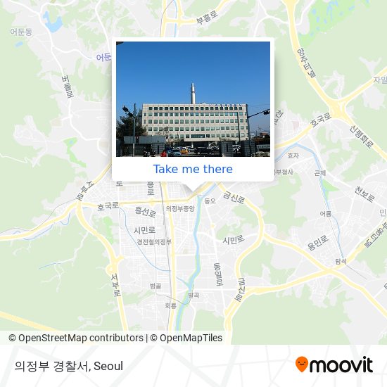 의정부 경찰서 map