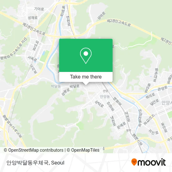 안양박달동우체국 map