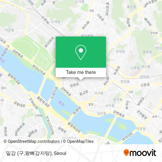 밀감 (구,왕뼈감자탕) map