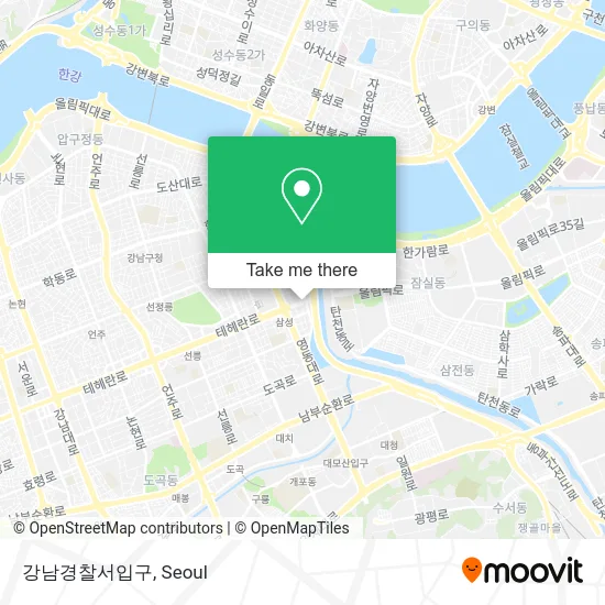 강남경찰서입구 map