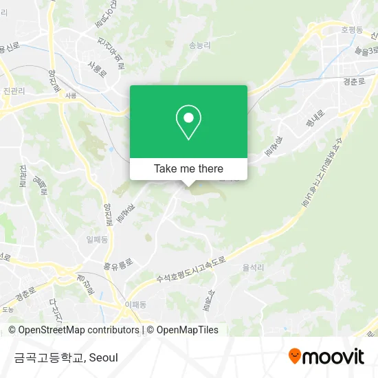 금곡고등학교 map