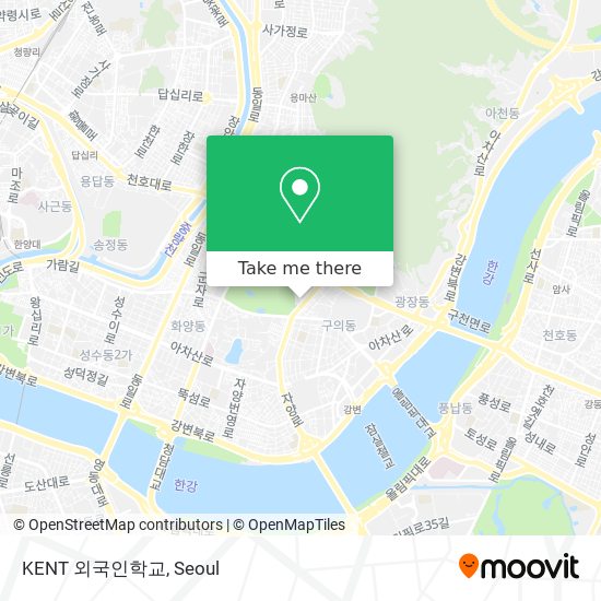 KENT 외국인학교 map