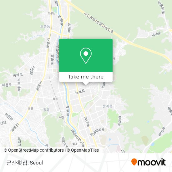군산횟집 map