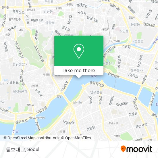 동호대교 map