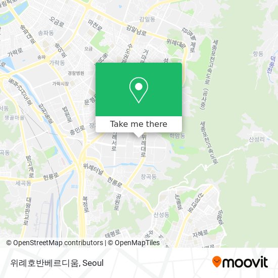 위례호반베르디움 map
