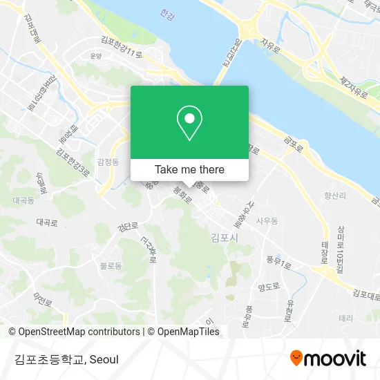 김포초등학교 map