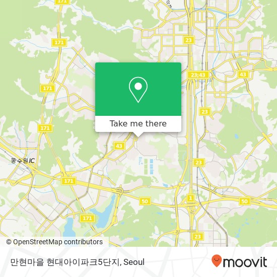 만현마을 현대아이파크5단지 map