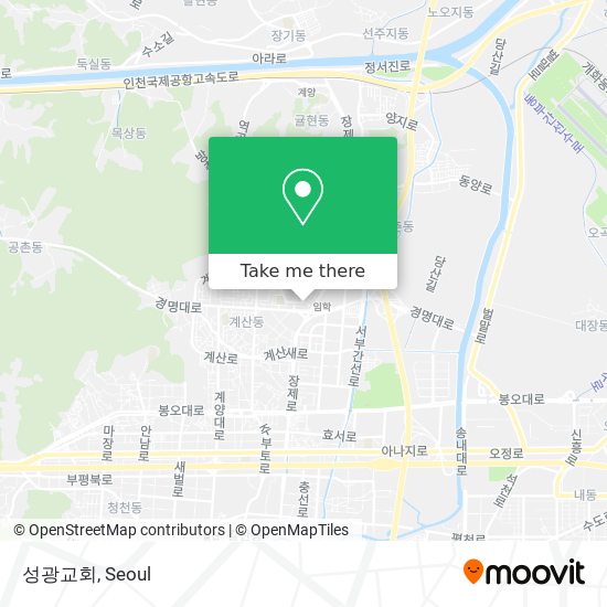 성광교회 map