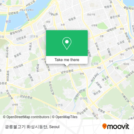 광릉불고기 화성시동탄 map