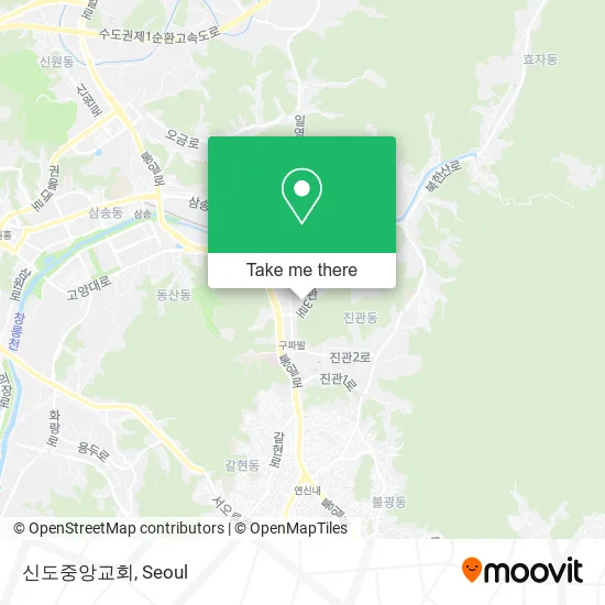 신도중앙교회 map