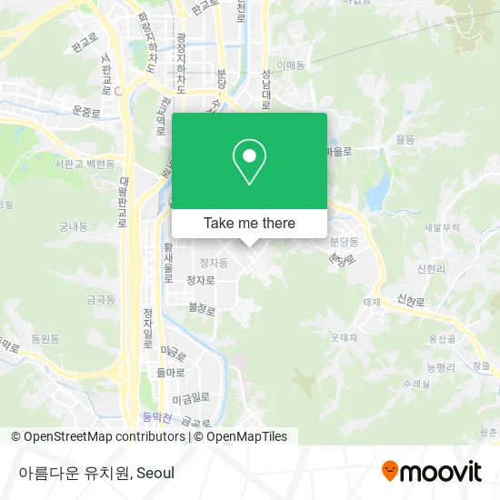 아름다운 유치원 map