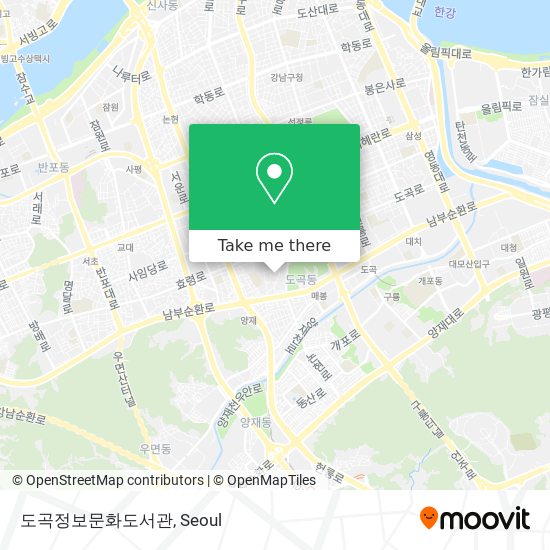 도곡정보문화도서관 map