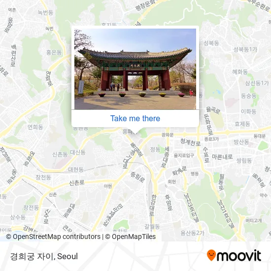 경희궁 자이 map