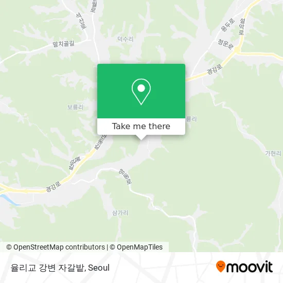 율리교 강변 자갈밭 map
