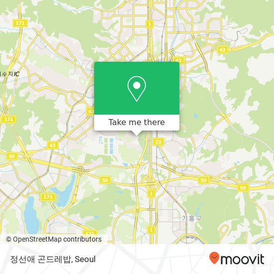 정선애 곤드레밥 map