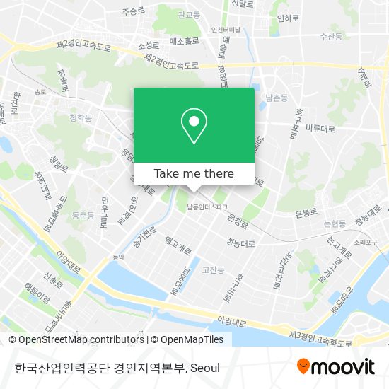 한국산업인력공단 경인지역본부 map