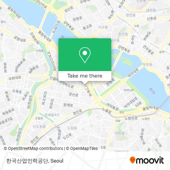 한국산업인력공단 map