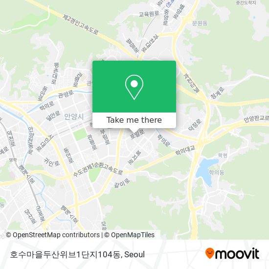 호수마을두산위브1단지104동 map