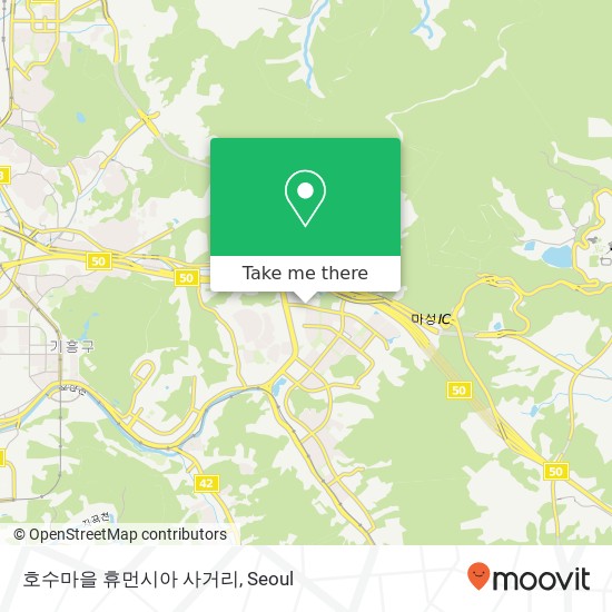 호수마을 휴먼시아 사거리 map