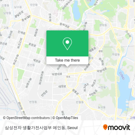 삼성전자 생활가전사업부 메인동 map