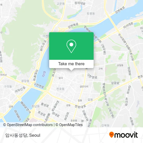 암사동성당 map