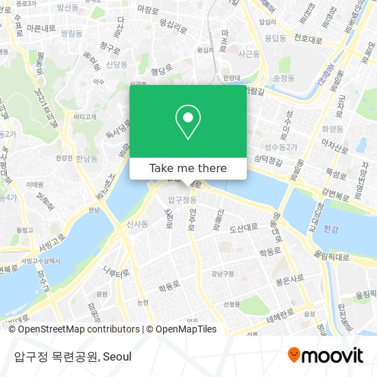 압구정 목련공원 map