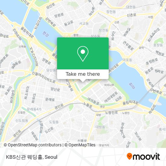 KBS신관 웨딩홀 map