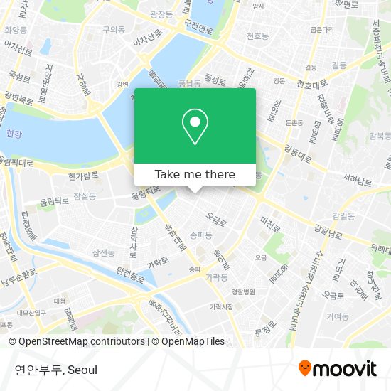 연안부두 map