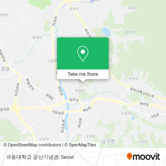 극동대학교 공산기념관 map