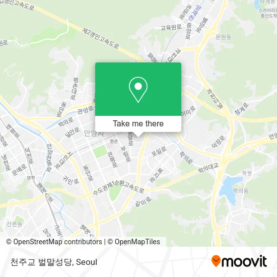 천주교 벌말성당 map