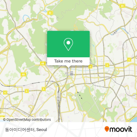 동아미디어센터 map