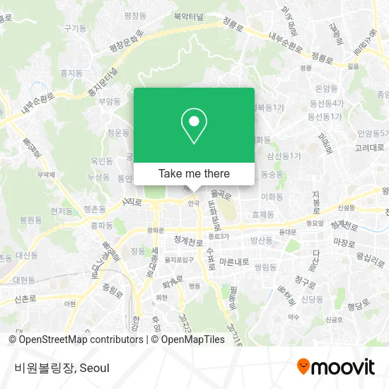비원볼링장 map