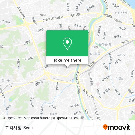 고척시장 map