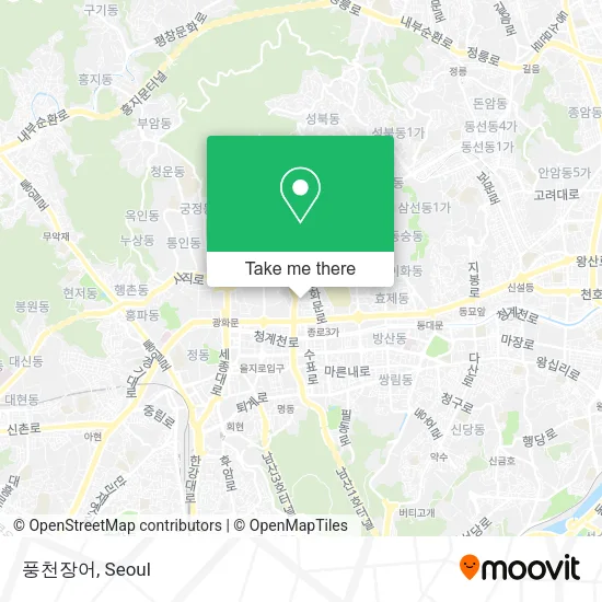 풍천장어 map